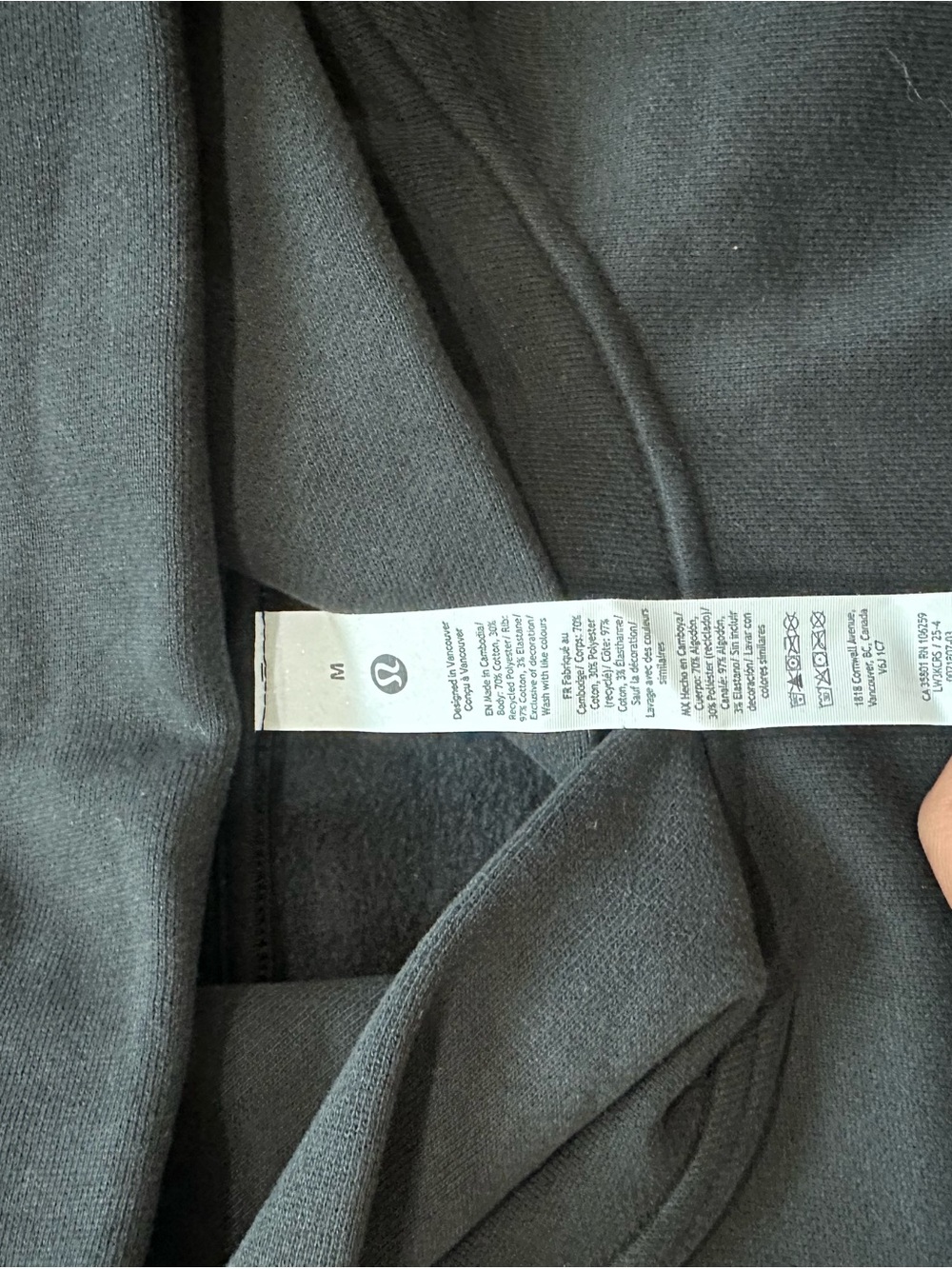 Lululemon W Steady State Oversized Hoodie (black) - NWT - Picture 4 of 8